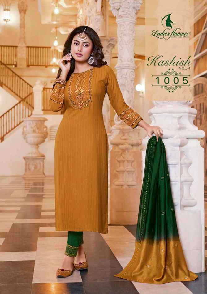 Ladies Flavour Kashish Vol 4 Wholesale Readymade Salwar Suits